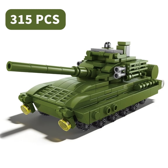10 in 1 Battle Tank , Creative Building Blocks Toys Kit Gifts for kids over 6 years Old, Combination Stack Transformation Block Toy for Boys & Girls(315Pcs)