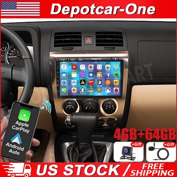 10.1'' Car Radio Stereo For Hummer H3 2006 2007 2008 2009 2010 Android 13 CarPlay GPS BT 4+64GB