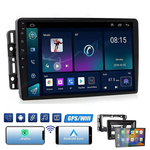 Gsuatey 10.1" Car Stereo radio for Chevrolet GMC for Buick, 2GB+32GB Android 13 Radio with Carplay&Android Auto, IPS Touch Screen Support GPS Navi WiFi HiFi Mirroring AirPlay SWC