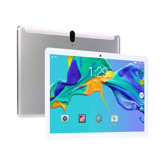 10.1 Inch Android 10 Tablet, 2GB RAM 16GB ROM, 256GB Expand, MTK 10-Core CPU, Dual SIM, WiFi, Bluetooth, GPS, 4000mAh Battery, Full HD Display