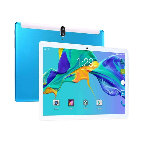 10.1 Inch Android 10 Tablet, 2GB RAM 16GB ROM, 256GB Expand, MTK 10-Core CPU, Dual SIM, WiFi, Bluetooth, GPS, 4000mAh Battery, Full HD Display