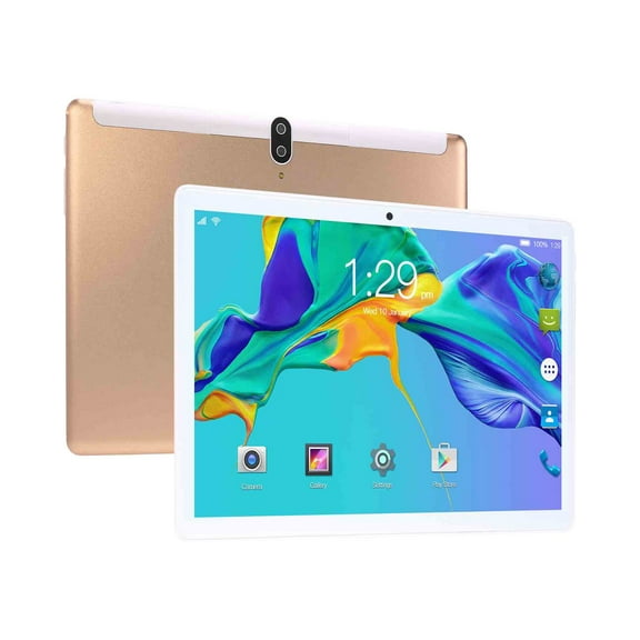 10.1 Inch Android 10 Tablet, 2GB RAM 16GB ROM, 256GB Expand, MTK 10-Core CPU, Dual SIM, WiFi, Bluetooth, GPS, 4000mAh Battery, Full HD Display