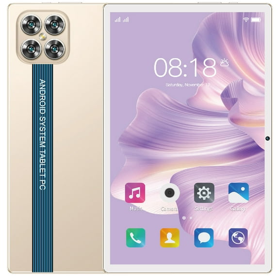 10.1 Inch Android 10 Tablet, 4GB RAM 32GB ROM, 256GB Expand, 2.4G/5G WiFi, Dual SIM, GPS, Bluetooth, 6800mAh Battery, 10-Core Processor, FHD Display