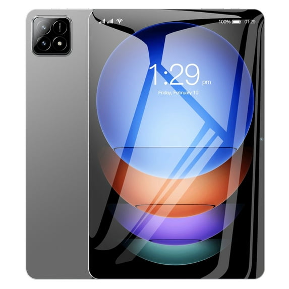 10.1-Inch Android 14 Tablet with Ultra-Thin 2K HD Display, 2GB+32GB, 256GB Expandable, WiFi 7, Bluetooth, Dual SIM, 16MP+32MP Camera, 10000mAh Battery