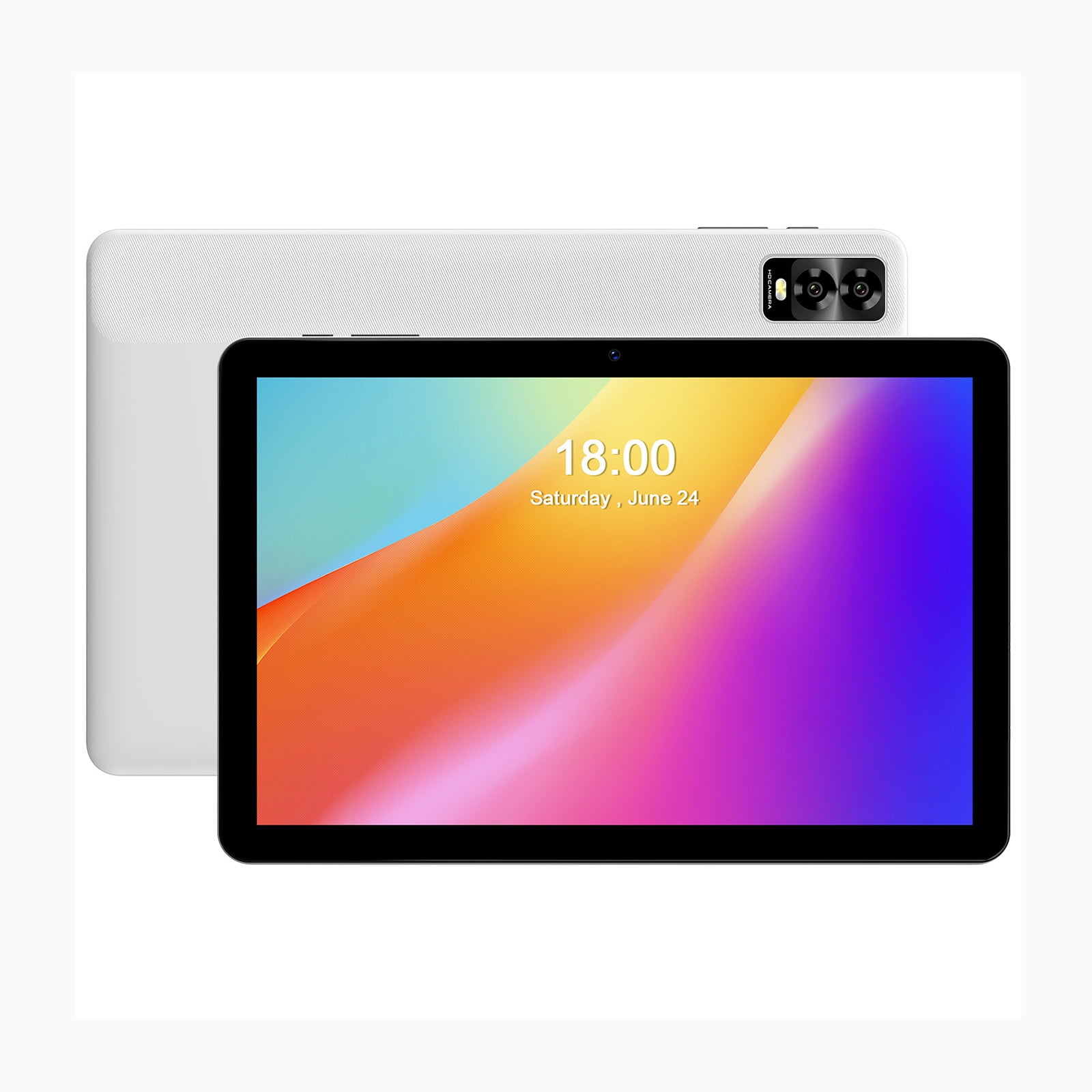 10.1-Inch Android 14 Tablet with 3GB+32GB, 1TB Expandable Storage, IPS HD Display, WiFi 6, Bluetooth 5.2, Dual Camera, 6000mAh Battery