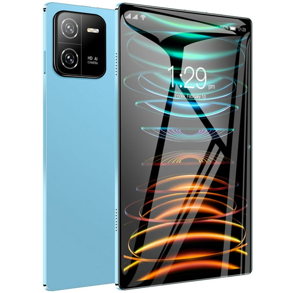 10.1 Inch Android Tablet Computer with 4G, Dual SIM, Bluetooth, GPS, and Dual Cameras - 1280x800 Display, 4000mAh Battery