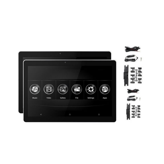 10.1 Inch Car Headrest Monitor HD 1080P Video Touch Screen WIFI/Bluetooth/USB/SD//FM MP5 Video Player ,Easy Installation