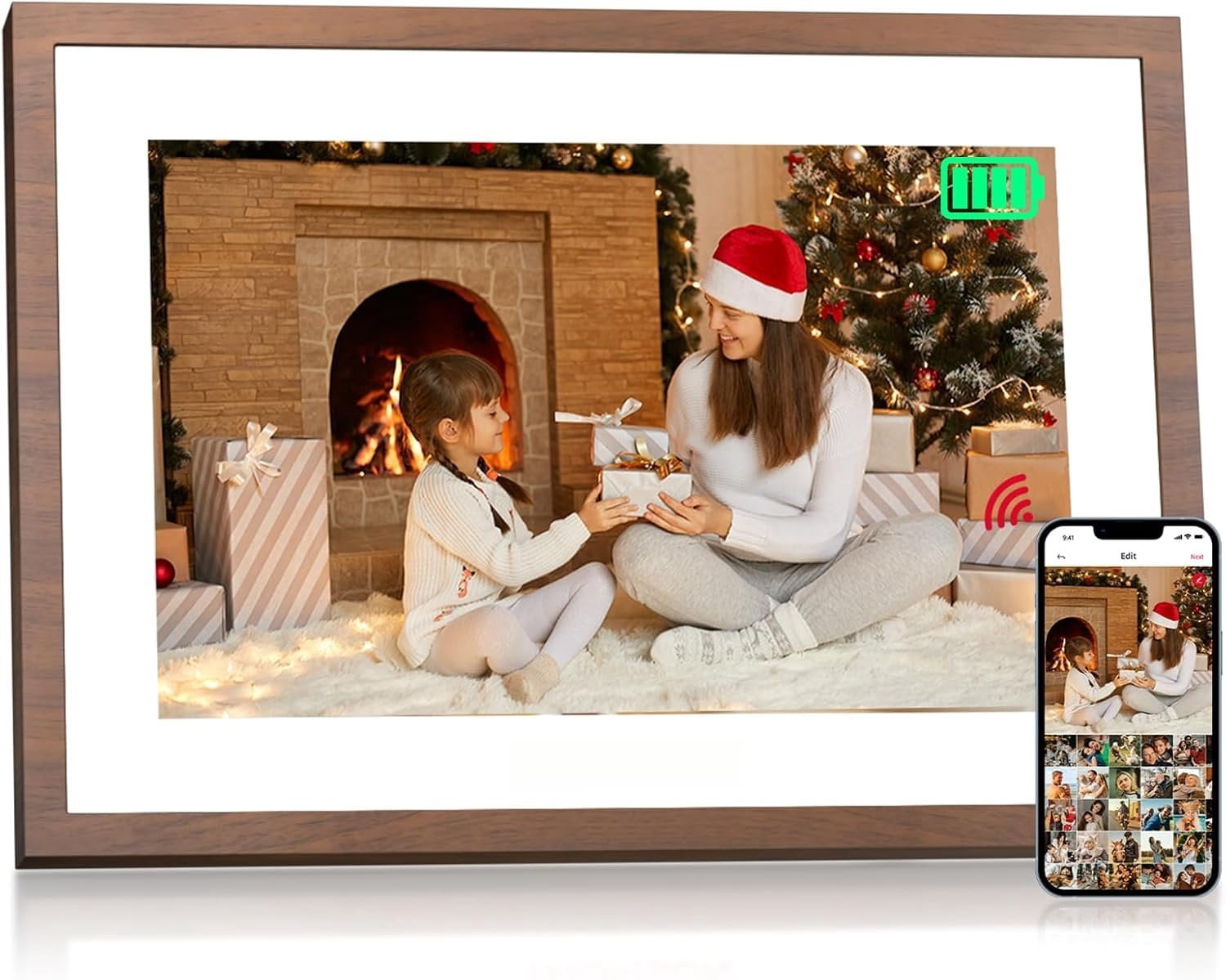 10.1 Inch Digital Picture Frame with 4000mAh , 1280x800 IPS Screen ...