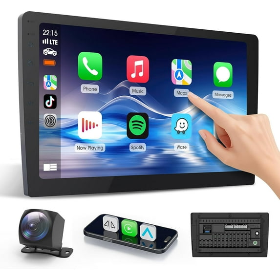 10.1 Inch Double Din Stereo,with and , Touch Screen Screen with 1080P ...