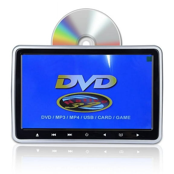 10.1 Inch External Headrest DVD Monitor 10.1 Headrest Monitor 10.1 Suction Headrest DVD Monitor ,Dual Powerful