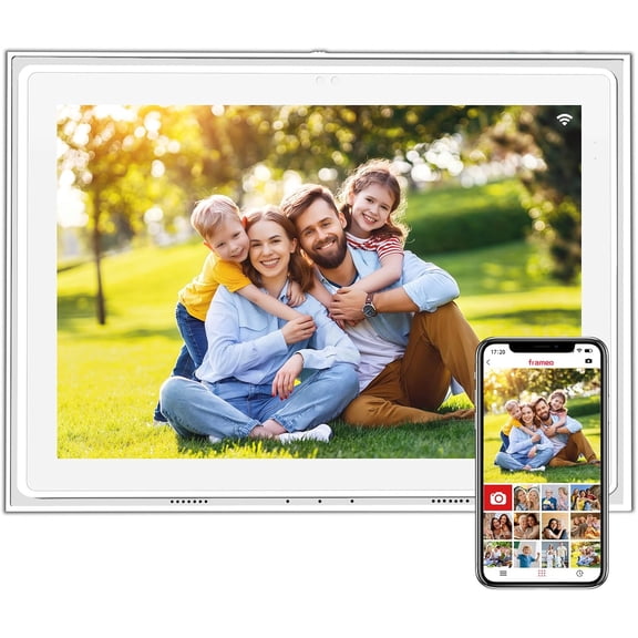 10.1 Inch FRAMEO Digital Photo Frame WiFi 32GB 800 * 1280 IPS Touch Screen Digital Picture Frame Easy Setup Share Photo or Video via Frameo APP