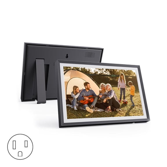 10.1 Inch HD Digital Photo Frame with Touchscreen, 32GB Memory, Remote Sharing, Weather Forecast