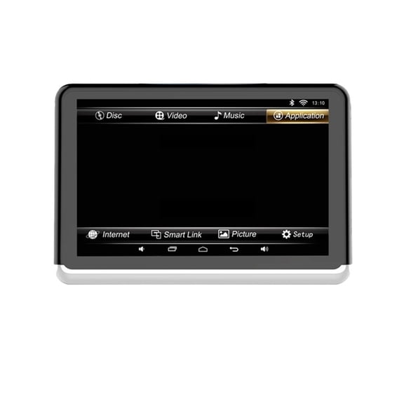 10.1 Inch Headrest Display Multifunction Tablet Touch Screen 1080P Car Back Seat TV Monitors MP5 Video Movie Player ,Clear Display