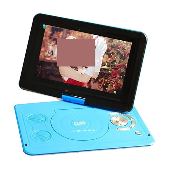 10.1 Inch Portable TV DVD Player Dvd Vcd CD Video Player Home Car Birthday New Year Gift Rechargeable SD Card USB Direct Play ,Swivel Screen