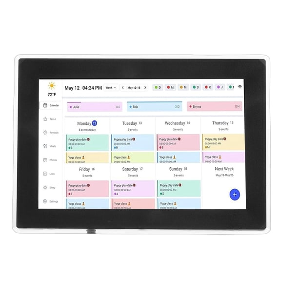 10.1 Inch Smart Digital Calendar Touchscreen Photo Frame WiFi Interactive Display Planner with 32GB Storage for Family Home Organization, 10.1 in / 25.7 cm LCD Screen