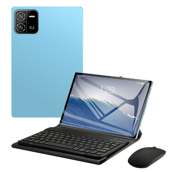 10.1 Inch Tablet, android 4G, Bluetooth Game Learning, Dual SIM, Kids Friendly, Portable Design, Educational Entertainment, Travel Companion, 6GB RAM, Touchscreen Display, for Students,, Aestivo