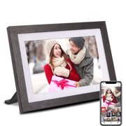 PORTWORLD 10.1 Inch WiFi Digital Picture Frame 32GB IPS Touch Screen Frameo App 1280x800 Auto-Rotate
