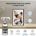 thumbnail image 1 of 10.1 Inch WiFi Digital Photo Frame with  App, HD IPS Touchscreen, Auto Rotate, Free Cloud Storage, Smart Sensor & Alexa Compatible, Black, 1 of 8