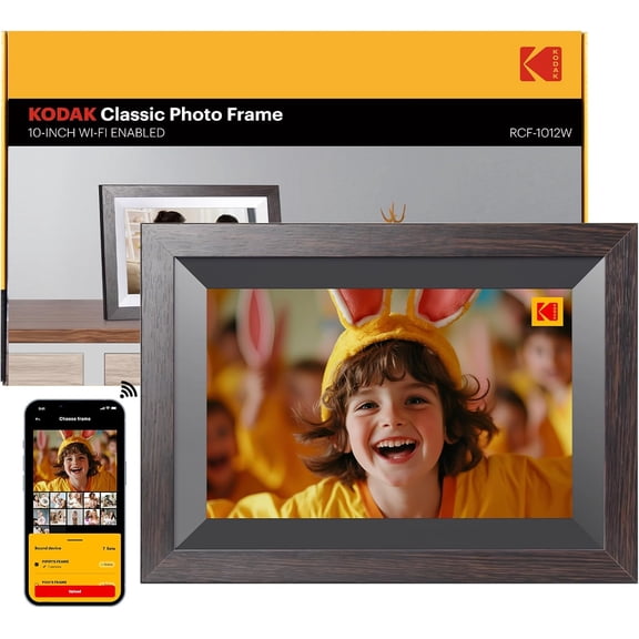 10.1 Inch WiFi Digital Picture Frame with 32GB Storage, Electronic Smart Digital Photo Frame 1280x800 IPS Touch Screen, Auto-Rotate, Share Moments Instantly Gifts for Women Mothers Day Christmas