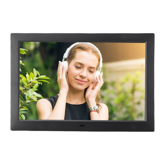 10.1 Inches / 25.4 cm Digital Picture Frame with High Definition 1280x800 IPS Touch Screen Wall Mountable Smart Photo Frame Auto On Off Programmable Timer with Remote Control for Home Decor