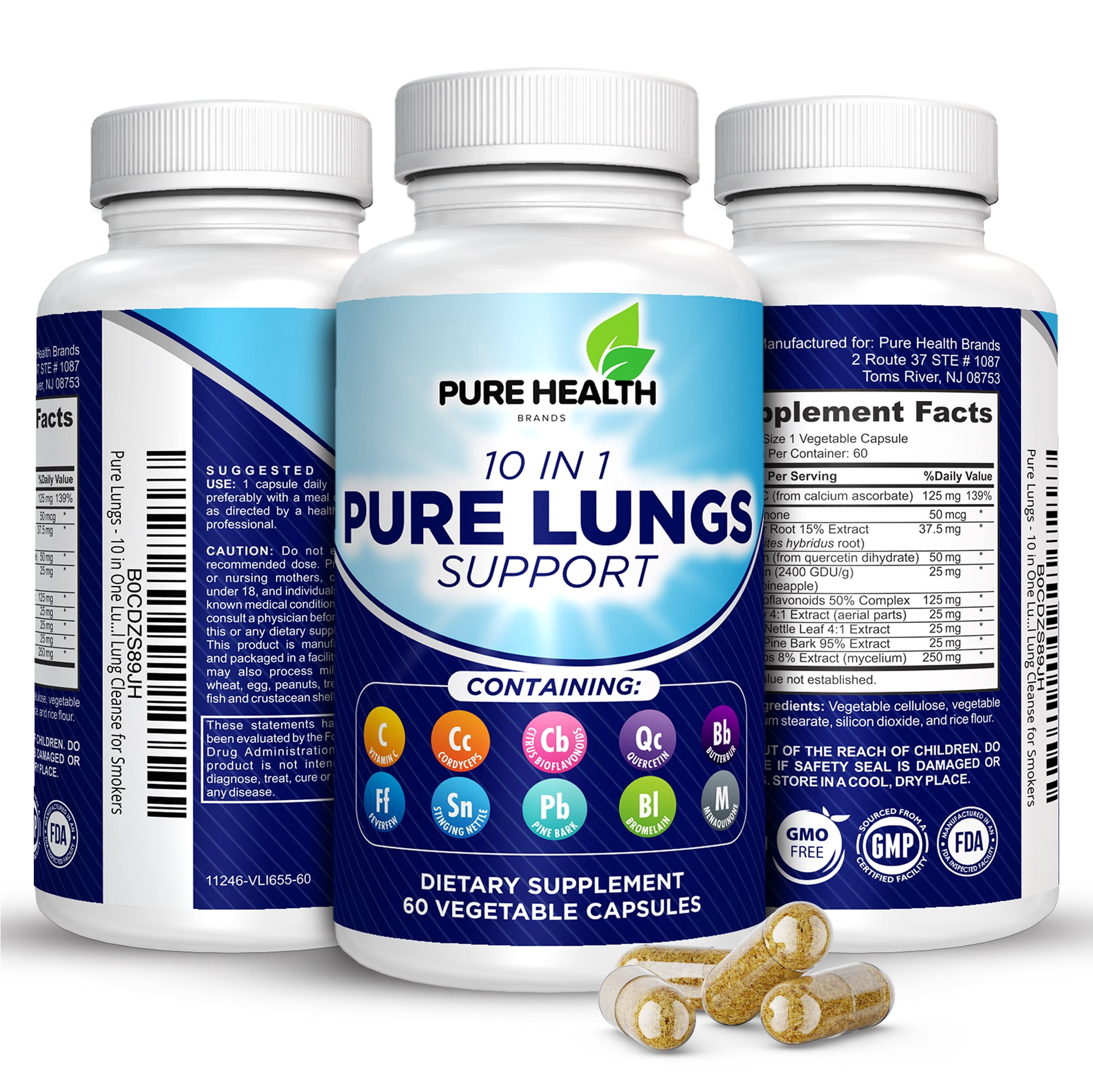 10 in 1 Lung Detox & Cleanse for Smokers Quit Smoking Aid All