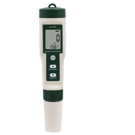 10 in 1 Water Quality Tester PH/TDS/EC/SALT/TEMP/S.G/ORP/H2/Fertile/Resistivity Tester Pen For Aquarium Swimming Pool ,Multi-Parameter Meter - NO BACKLIGHT_X