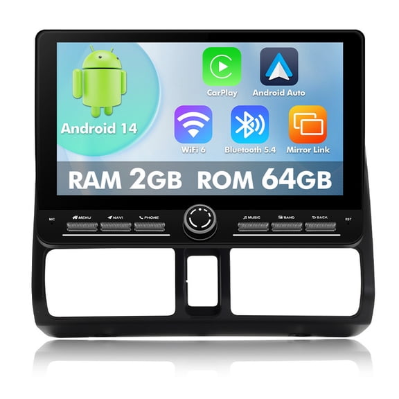 10.1 inch Android 14 Angle Key Button Touch Screen for Honda Civic 2006-2011 Car Radio Stereo CarPlay Android Auto