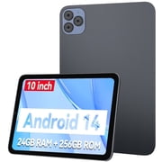 10.1-inch Android 14 Tablet 24GB 8GB+16GB RAM + 256GB ROM, A T606 Octa-core 2.0GHz Processor, A 5MP Front And A 13MP Rear Camera, 6000mAh Battery, A High-definition 1980x1280 Touchscreen, 5.4
