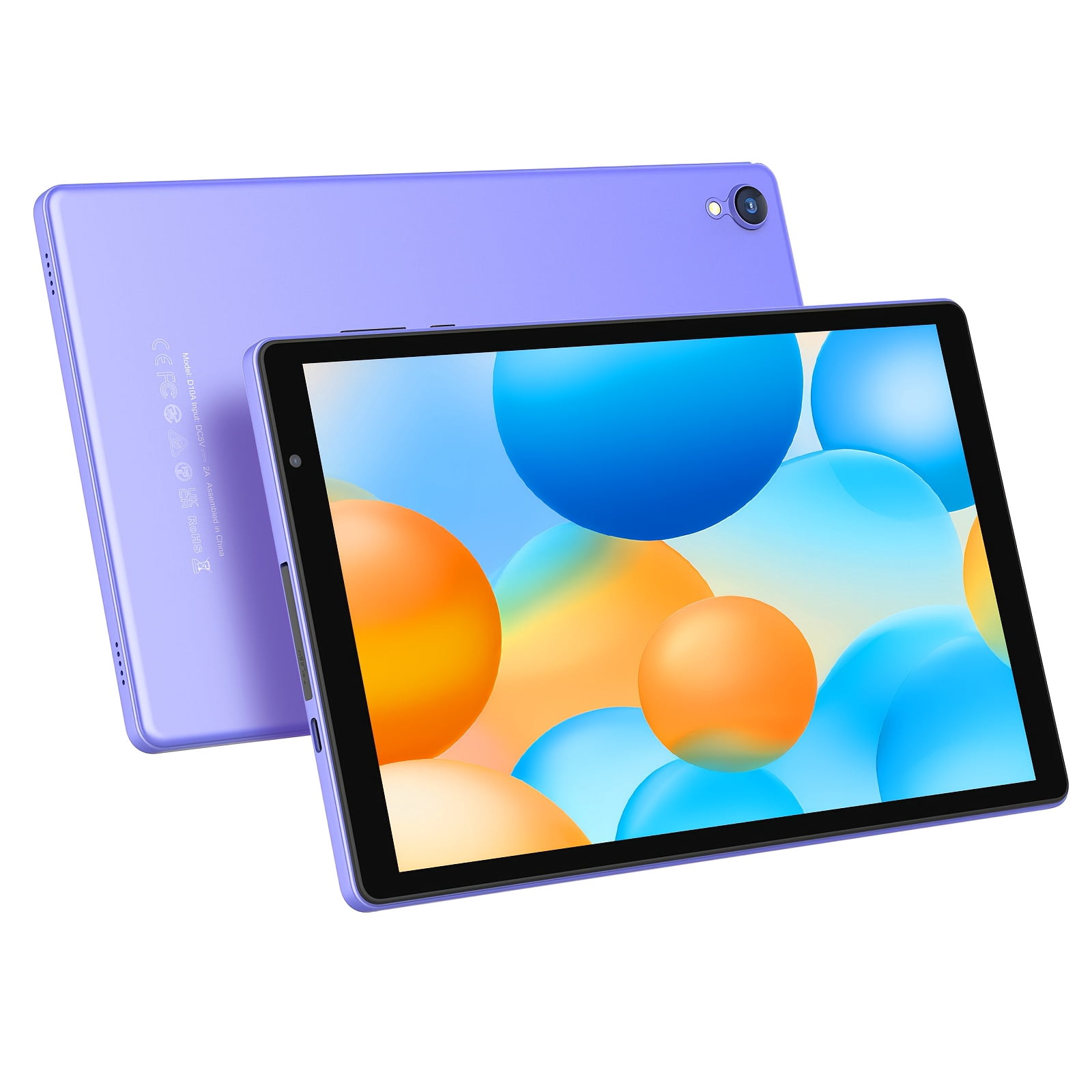 10.1-inch Android 14 Tablet with A133S Quad-core Processor, 32GB ROM + 2GB RAM, 1280*800 IPS HD Touch Screen, Single-band Wi-Fi 6, 2MP+2MP Dual Cameras, 6000mAh Battery, High Performance, Four Colors