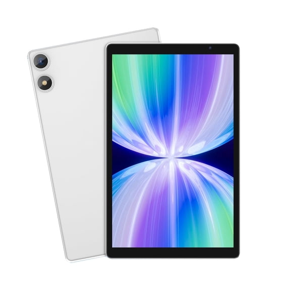 10.1 inch Android 16 Tablets, Penta-Core, 8GB+32GB+1TB Expansion,1280x800 IPS, 6000mAh Battery, BT5.0, 2+2MP Dual Cameras,5G WiFi,White