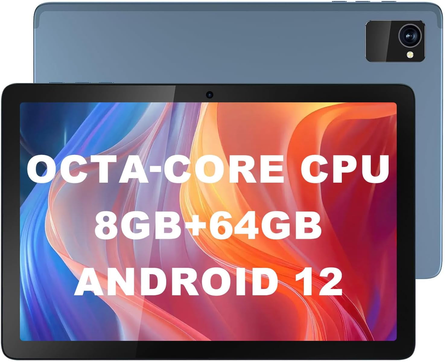 10.1 inch Android Tablet with Octa-core Processor 8GB RAM 64GB ROM ...