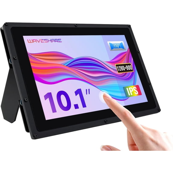 10.1 inch Capacitive Touch Screen LCD IPS Screen 1280x800 Hardware Resolution Supports Multi Mini-PCs and Multi Systems