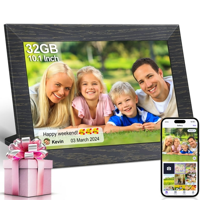 10.1 inch Wifi Digital Picture Frame, 32GB Smart Digital Photo Frame