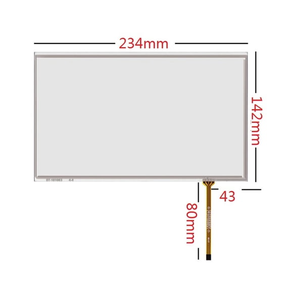 10.1 inch four-wire resistance touch screen is suitable for industrial computer handwriting screen