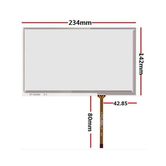 10.1 inch four-wire resistive touch screen is suitable for industrial computer handwriting screen 234*142mm