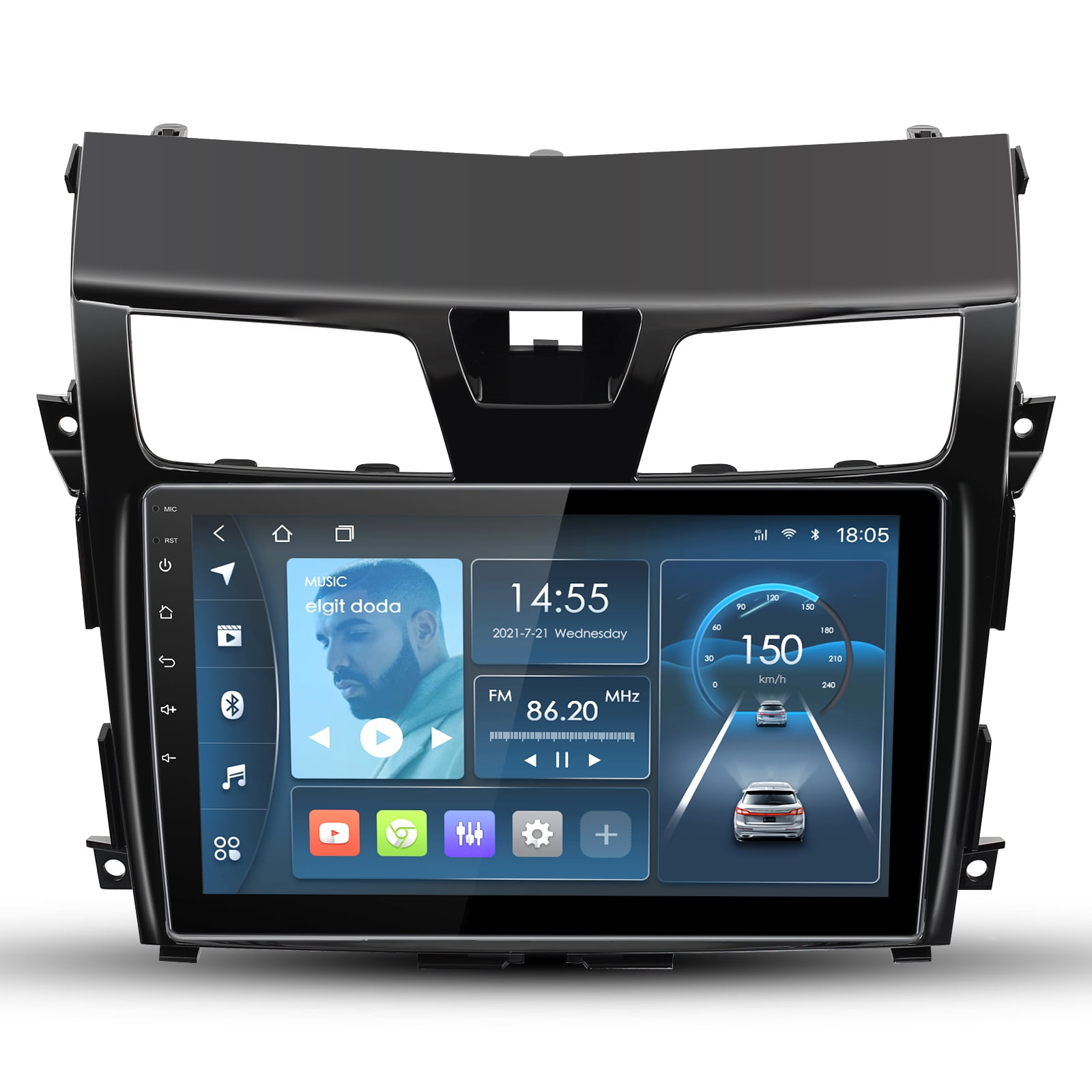 for Nissan 2 DIN 7 Touchscreen Android Autoradio GPS Carplay - OEM V