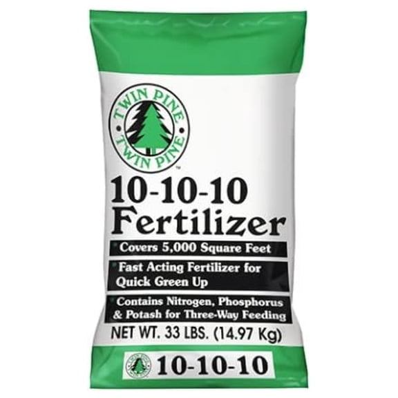 10-10-10 Fertilizer - 33lb Granules for Lawn, Garden, Flowers, Trees & Shrubs - All Purpose Plant Food - Covers Up To 5000 sq ft