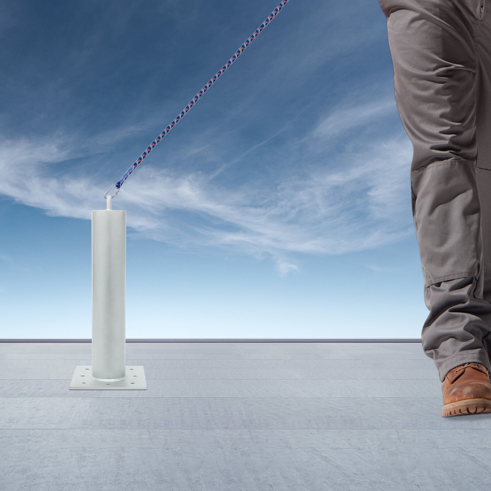10*10*24in Roof Anchor, Concrete Anchor, Concrete Anchor Great for Exterior or Indoor Use