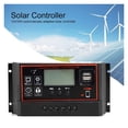 thumbnail image 1 of 10-100A Solar Controller PWM Smart Automatic Charging Switch Regulator Controller Universal USB 5V Charging LCD Display ,Widely Use, 1 of 6