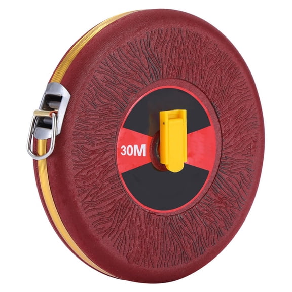10-100M Long Fiberglass Tape Measure Double Face Metric Construction Meter Ruler