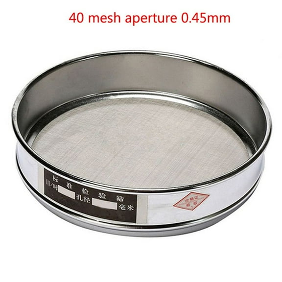 10-100Mesh Aperture Stainless Steel Lab Standard Test Sieve Tools Useful