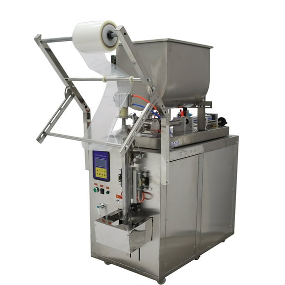 10-100ml Automatic Quantitative Filling Machine Liquid Paste Packaging Sealing Machine with Horizontal Mixing Hopper