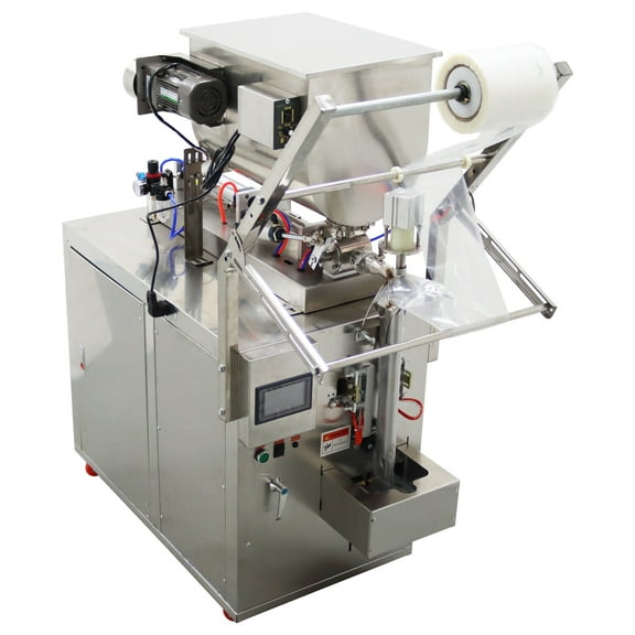 10-100ml Paste Liquid Filling Machine Auto Quantitative Paste Fluid Filler with Horizontal Hopper Film Width 6.3