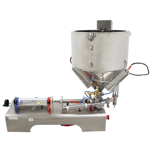 10-100ml Pneumatic Chili Sauce Shampoo Ketchup Thick Liquid Filler Paste Liquid Filling Machine