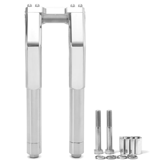 10" 11" Handlebar Riser 1" 1.25" Bar 1.5" Pullback For Harley Touring Dyna FXDC Fat Bob FXDF Low Rider FXDL Wide Glide FXDWG Fat Boy Iron 883 XL883N Iron 1200 XL1200NS Road King Sportster 883 18-up