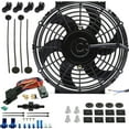 thumbnail image 1 of 10-11 Inch 90w Electric Radiator Fan In-Line Hose Thermostat Switch Wire Kit, 1 of 8