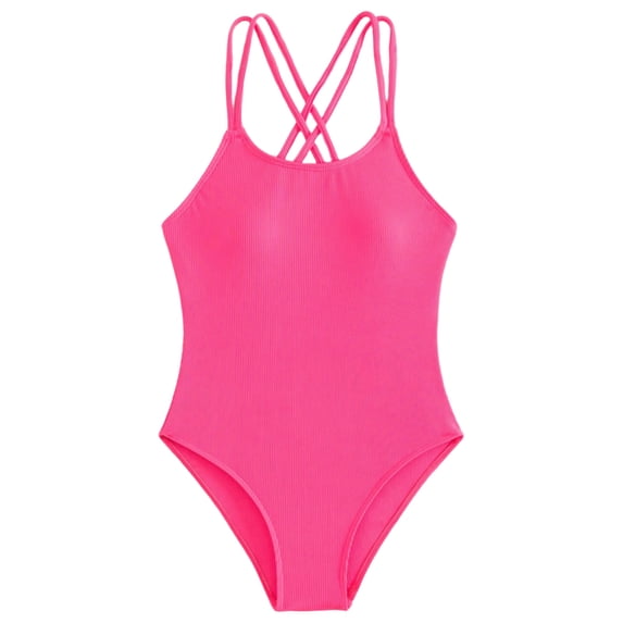 10-11 T Bathing Suits For Teens Girls Swimsuit Rash Guard Piece For Beach Pool Party And Water Sports