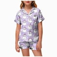 thumbnail image 1 of 10-11 Years Tween Short Sleeved And Shorts Set Halloween Parties Bluey Halloween Costume Pumpkin Pjs, 1 of 5