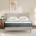 thumbnail image 1 of 10"/12"/14" Gel Memory Foam Hybrid Mattress, Medium Plush, Pressure Relieving, Breathable, Cooling Comfort, Certified Safe Foams & Fabric(10inch，Twin), 1 of 7