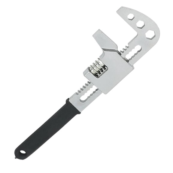 10",12",15" F-type Wrench Right Angle Wide Jaw Opening Adjustable Spanner Wrench Tool for Household Repair